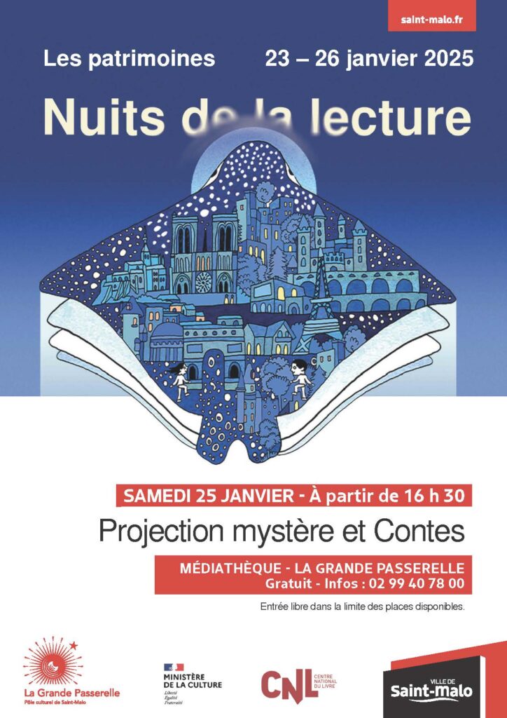 Nuits de la lecture - Projection mystère et Contes Le 25 janv 2025