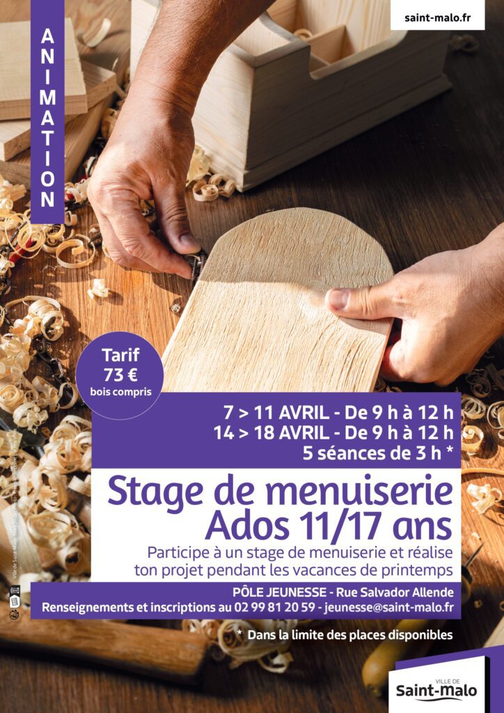 stage ado-menuiserie avril 2025